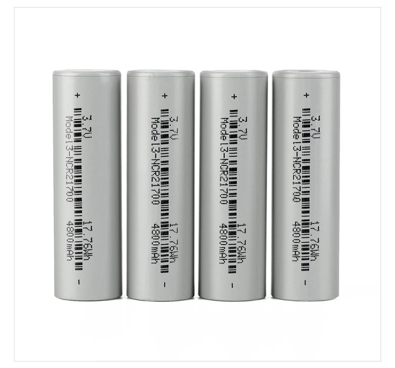 High Discharge Rate 3c 5c 4800mAh 3.7V Li Ion Batteries 21700 Battery Holder for Electric Bike