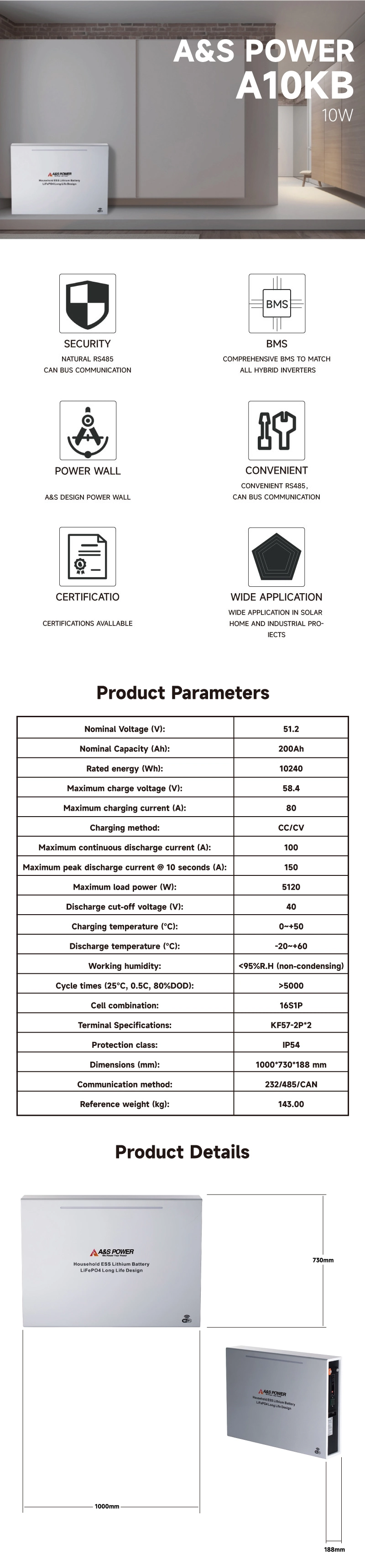 500kwh 200kwh off Grid Lithium Battery for Solar Energy Storage Battery Systems Utility Energy Storage Bess Container