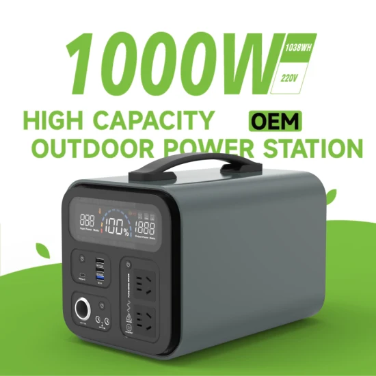 Meilleur prix OEM/ODM 1000W Solar Power Station/Portable Power Station/Batterie de stockage avec certificats