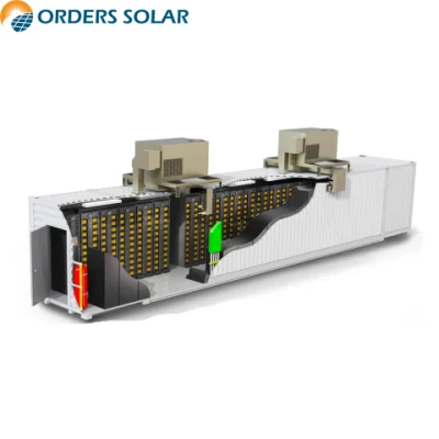 Commandes Bess de conteneur de stockage d'énergie de batterie PV solaire 1mwh 2.5mwh pour centrale électrique