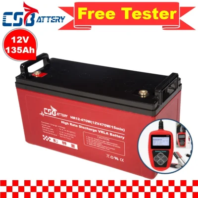 Csbattery 12V470W prix d'usine batterie à haut débit pour Trolly/Booster-Pumps/Agricultural-Machinery/Amy
